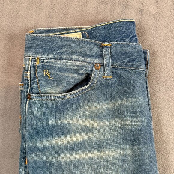 Polo Ralph Lauren Jeans Womens 28\32 Astor Boyfriend Ripped Distressed Denim - Picture 9 of 16